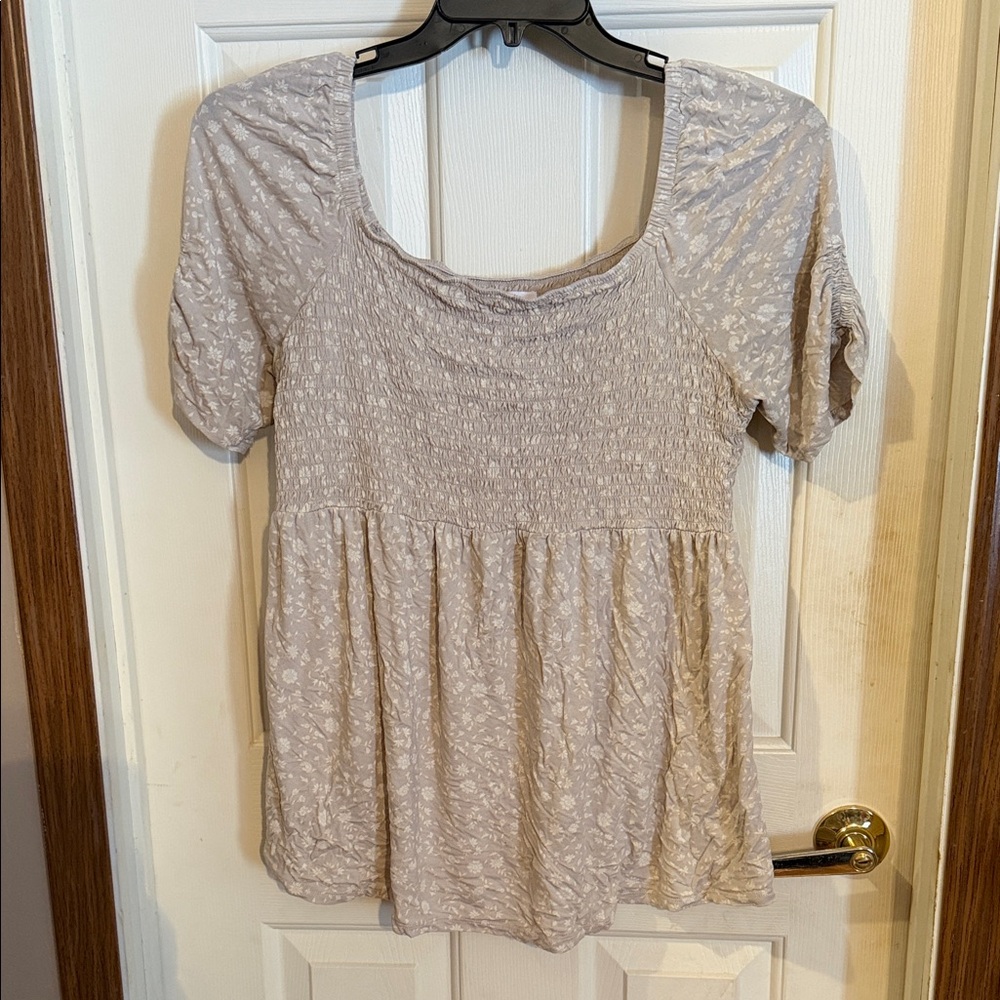 Isabel Maternity by Ingrid & Isabel Cream Floral Blouse